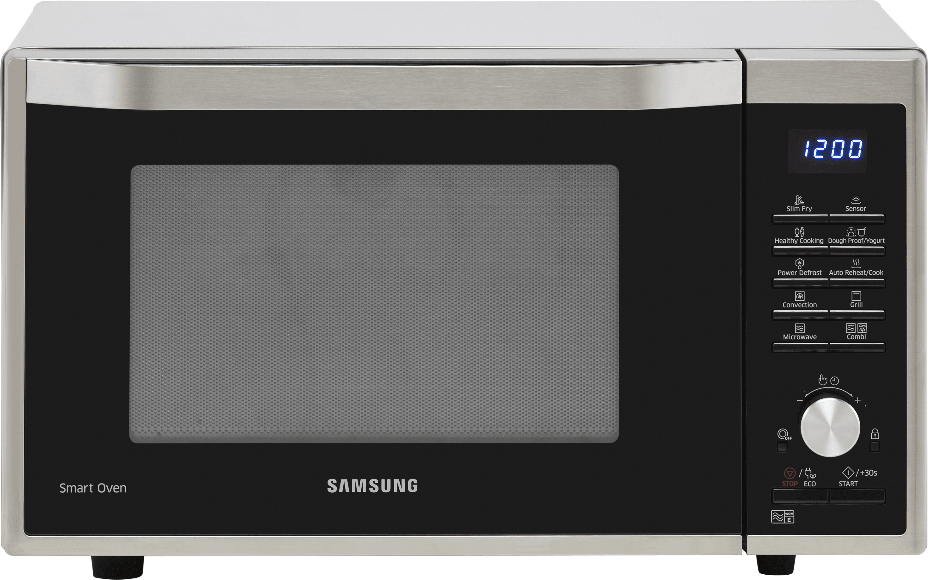 Samsung MC32J7055CT 31cm tall 52cm wide Freestanding Microwave - Stainless Steel Stainless Steel